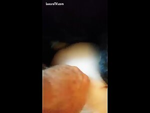 Husband helping his wife fuck her dog