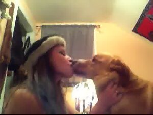 Dog Kissing 2